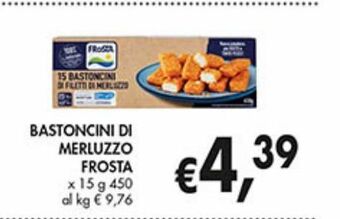Supermercato Coal Bastoncini di merluzzo frosta offerta