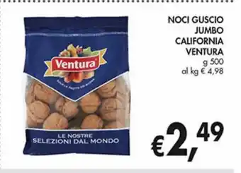 Supermercato Coal Noci guscio jumbo california ventura g 500 offerta