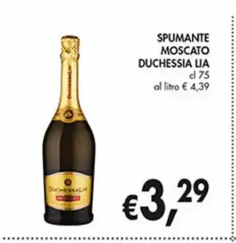Supermercato Coal Spumante moscato duchessa lia offerta