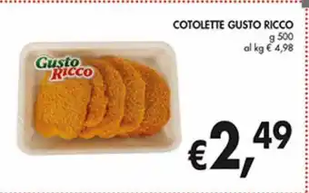 Supermercato Coal Cotolette gusto ricco offerta