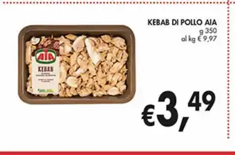 Supermercato Coal Kebab di pollo aia offerta