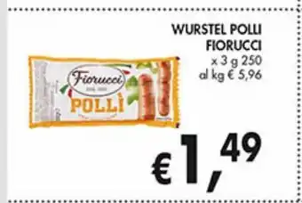 Supermercato Coal Wurstel polli fiorucci offerta