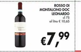 Supermercato Coal Rosso di montalcino doc leonardo offerta