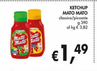 Supermercato Coal Ketchup mato mato offerta