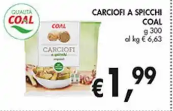Supermercato Coal Carciofi a spicchi coal offerta