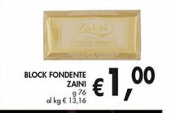 Supermercato Coal Block fondente zaini offerta