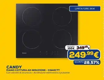 Euronics Candy piano cottura a induzione offerta