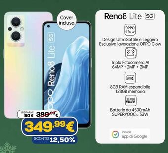 Euronics Reno8 lite 5g offerta
