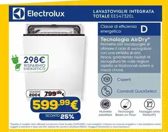 Euronics Lavastoviglie integrata totale offerta