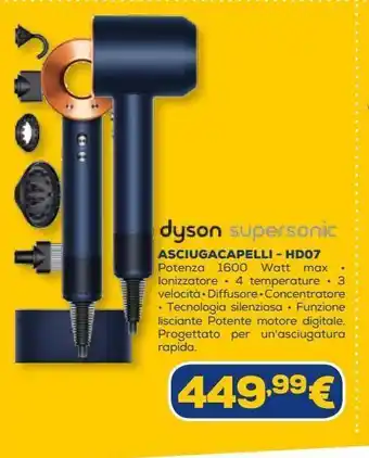 Euronics Dyson supersonic asciugacapelli offerta