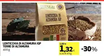Lenticchia Di Altamura IGP Terre, Di Altamura 400 g