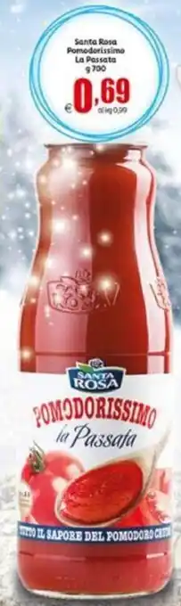 Elite Santa Rosa Pomodorissimo La Passata g 700 offerta