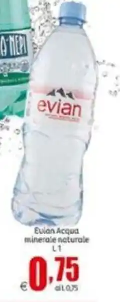 Elite Evian Acqua Minerale Naturale L 1 offerta