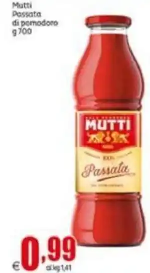 Elite Mutti Passata di Pomodoro g 700 offerta