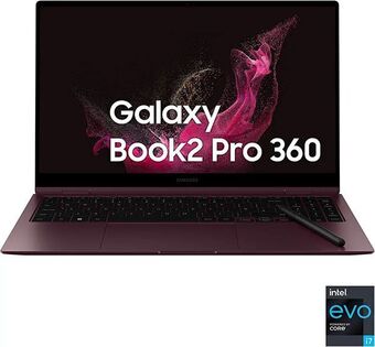 Amazon Samsung galaxy book2 pro 360 pc portatile, convertible, 15.6" fhd touch amoled, intel core i7 di dodicesima generazione, i... offerta