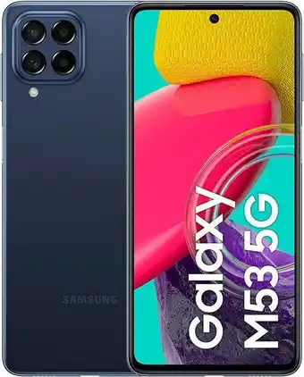 Amazon Samsung galaxy m53 5g smartphone android display 6.7’’¹ fhd+ super amoled plus, batteria 5.000 mah, ram 6gb memoria intern... offerta