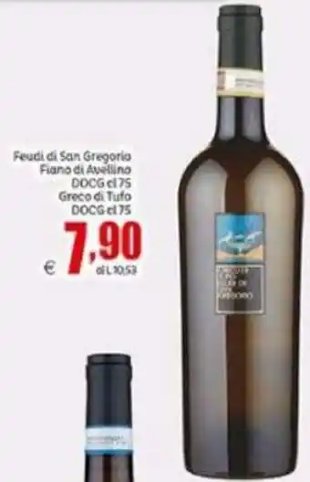 Feudi di San Gregorio Fiano di Avellino DOCG cl 75, Greco di Tufo DOCG cl 75