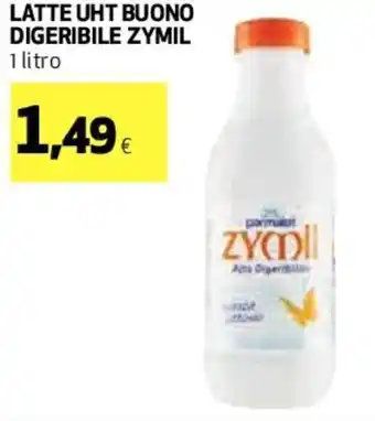 Coop Zymil Latte UHT Buono Digeribile 1 Litro offerta