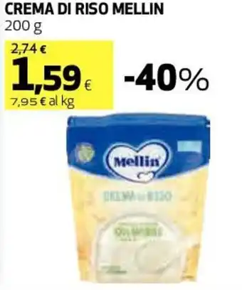 Coop Mellin Crema di Riso 200 g offerta