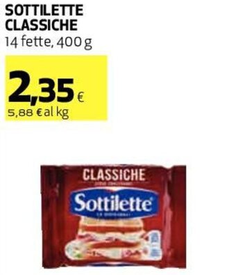 Coop Sottilette Classiche 14 Fette, 400 g offerta