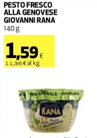 Coop Giovanni Rana Pesto Fresco Alla Genovese 140 g offerta