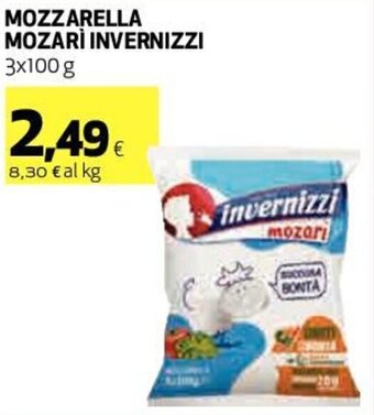 Coop Invernizzi Mozzarella Mozarì 3x100 g offerta