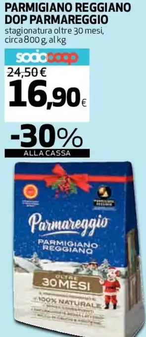 Coop Parmareggio Parmigiano Reggiano DOP Stagionatura Oltre 30 Mesi, Circa 800 g offerta