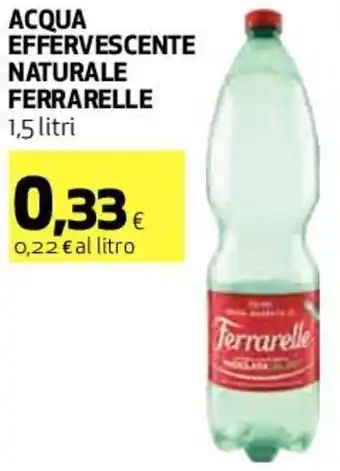Coop Ferrarelle Acqua Effervescente Naturale 1,5 Litri offerta