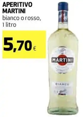 Coop Martini Aperitivo Bianco o Rosso, 1 Litro offerta