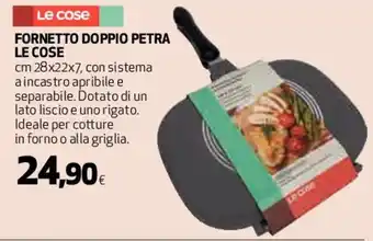 Coop Le Cose Fornetto Doppio Petra cm 28x22x7 offerta