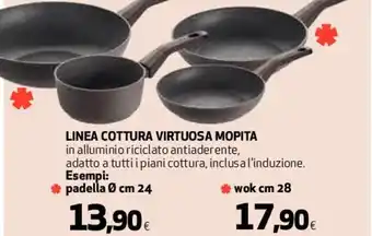 Coop Linea Cottura Virtuosa Mopita Padella ø cm 23 offerta