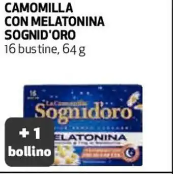 Coop Sognid'Oro Camomilla Con Melatonina 16 Bustine, 64 g offerta