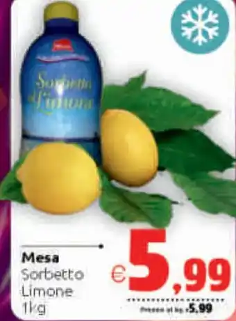 Mesa Sorbetto Limone 1 kg