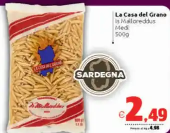 La Casa del Grano Is Malloreddus Medi 500 g