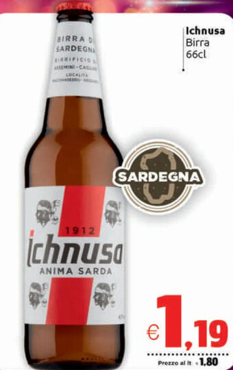 Vicino a te supermercati Ichnusa Birra 66 cl offerta