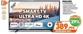 Expert Philips TV LED 58" PUS7505 offerta