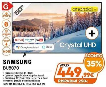 Expert Samsung BU8070 offerta