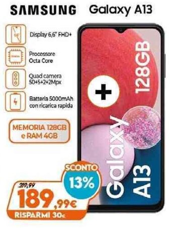 Expert Samsung Galaxy A13 offerta