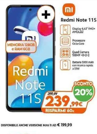 Expert Xiaomi Redmi Note 11s offerta