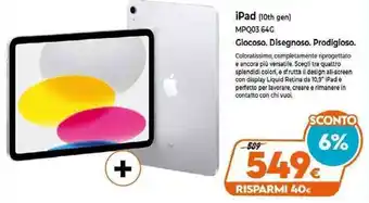 Expert Apple iPad (10th gen) MPQ03 64 G offerta