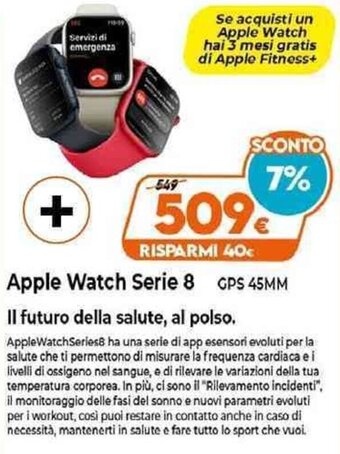 Expert Apple Watch Serie 8 offerta