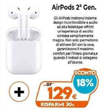 Expert AirPods 2ª gen. offerta