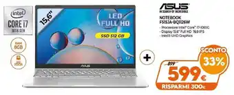 Expert Asus Notebook F515JA-BQ1126W offerta