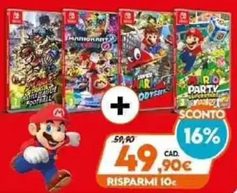 Expert Nintendo Switch Mario offerta