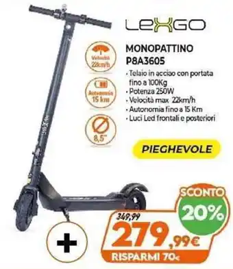 Lexgo Monopattino P8A3605