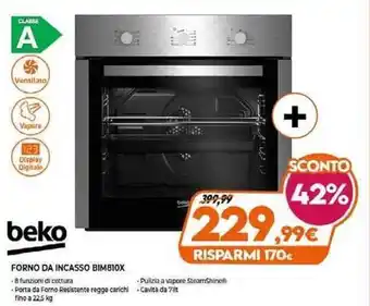 Expert Beko Forno da Incasso B1M810X offerta