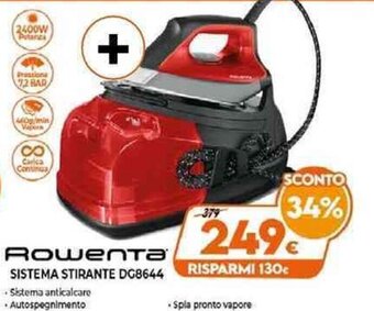 Expert Rowenta Sistema Stirante DG8644 offerta