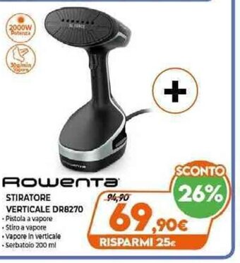 Expert Rowenta Stiratore Verticale DR8270 offerta