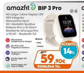 Iperal amazfit BIP 3 Pro offerta