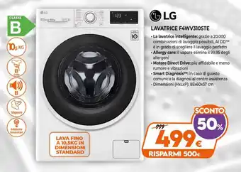Iperal LG Lavatrice F4WV310STE offerta